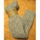 LONG HEAVY WOOL SOCKS GREY  (65% ALPACA WOOL, 35% WOOL SHEEP)