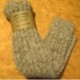 LONG HEAVY WOOL SOCKS BROWN  (65% ALPACA WOOL, 35% WOOL SHEEP)